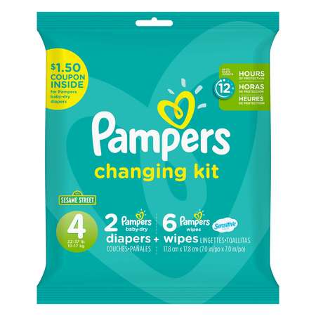 Pampers Diaper Change Kit Size 4, PK10 01164